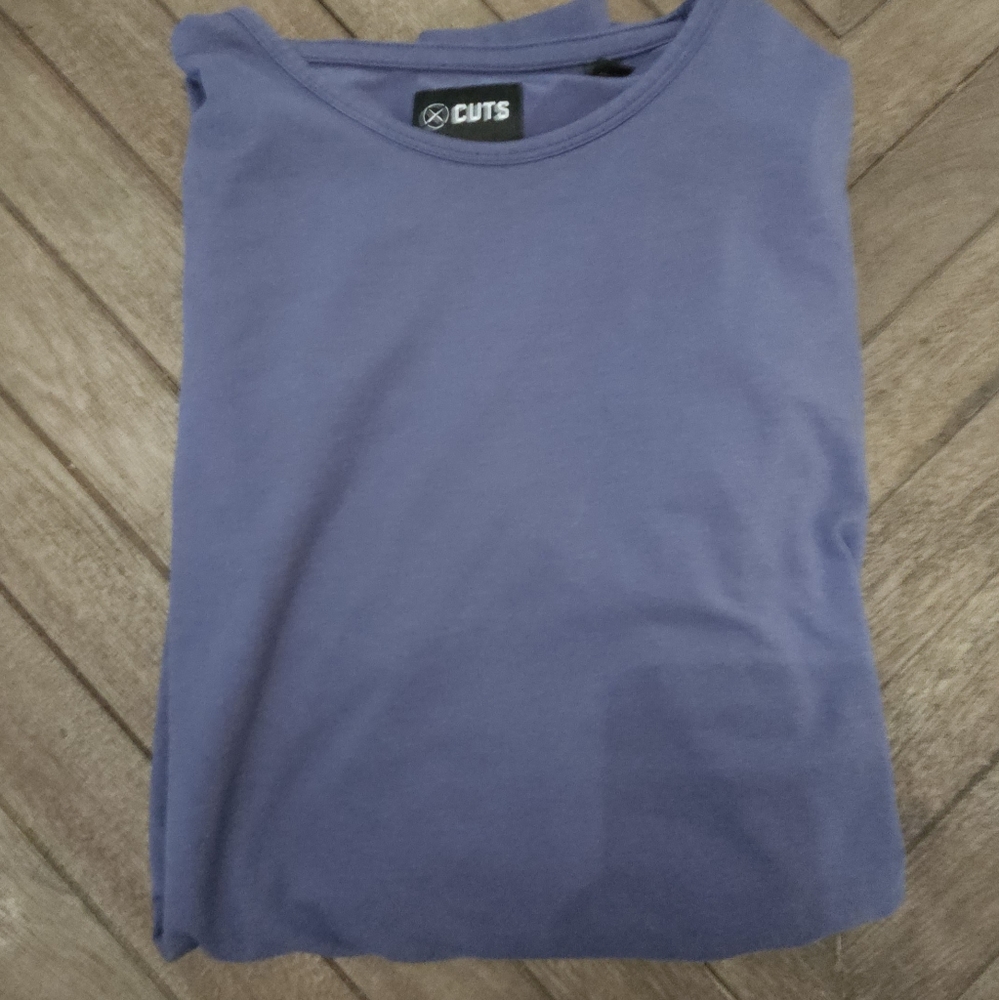 Cuts Clothing AO Curve Hem longsleeve- Moonshadow